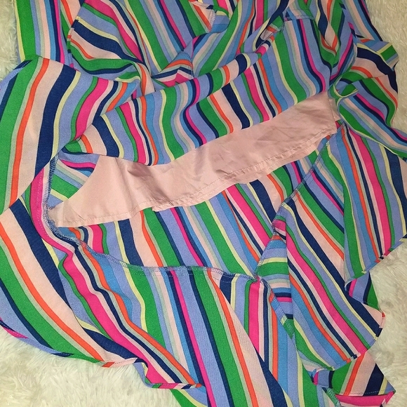 Multicolored Striped Skirt - Picture 3 of 4